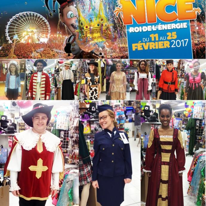 Disguised welcome at the Hotel Brice Nice*** during the Nice Carnival