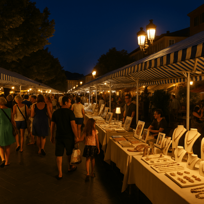 Les Marchés Nocturnes Incontournables près de Nice
